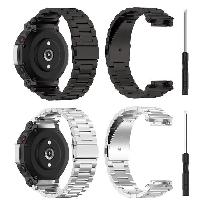 Terlaris Best Quality 100% Original Stainless Steel Metal Band Strap Tali Jam For Amazfit T-Rex 2