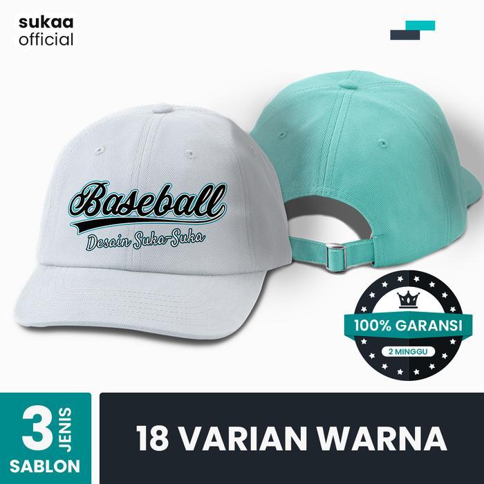 Custom Topi Baseball Premium Sablon Dtf Murah Bisa Satuan Bkn Bordir #Gratisongkir