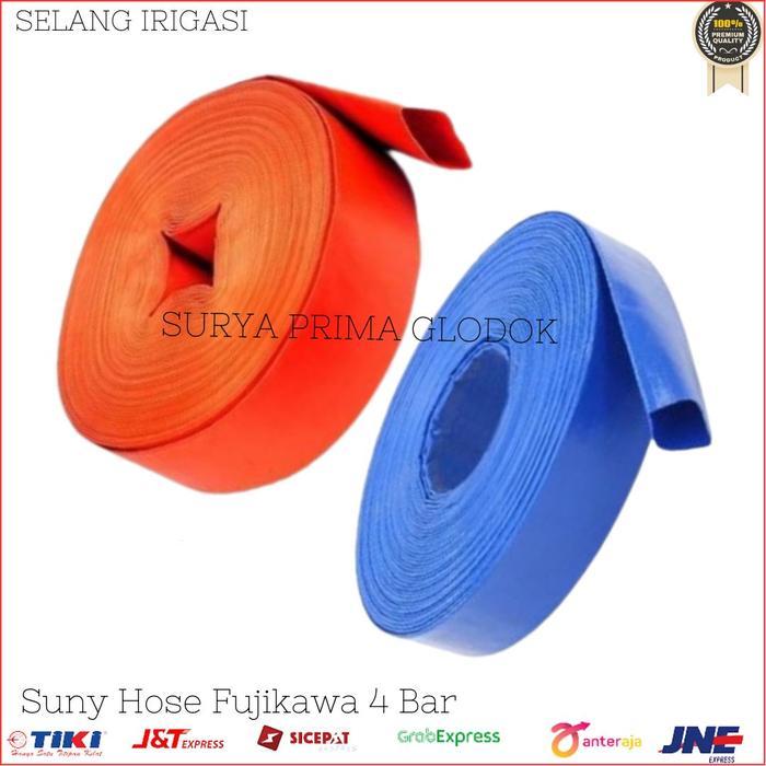 Selang Terpal Suny Hose 2"/Selang Irigasi Air 2 Inch 1 Rol 50 Mtr