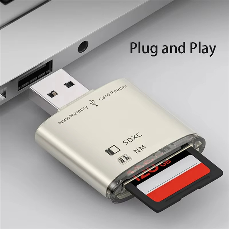 ABGB-USB 3.0 Card Reader For Huawei NM Nano Memory Card Write Adapter PC Memory Extend USB Converter