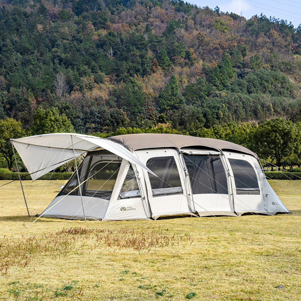 Mobi Garden Camping Ls4 Tunnel Tent Living Shell Tent Large Long Tent Extra Space