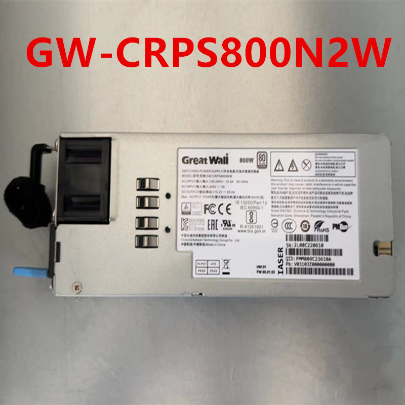 Original 90% New Power Supply For GREAT WALL 800W Power Supply GW-CRPS800N2W GW-RPB1150A
