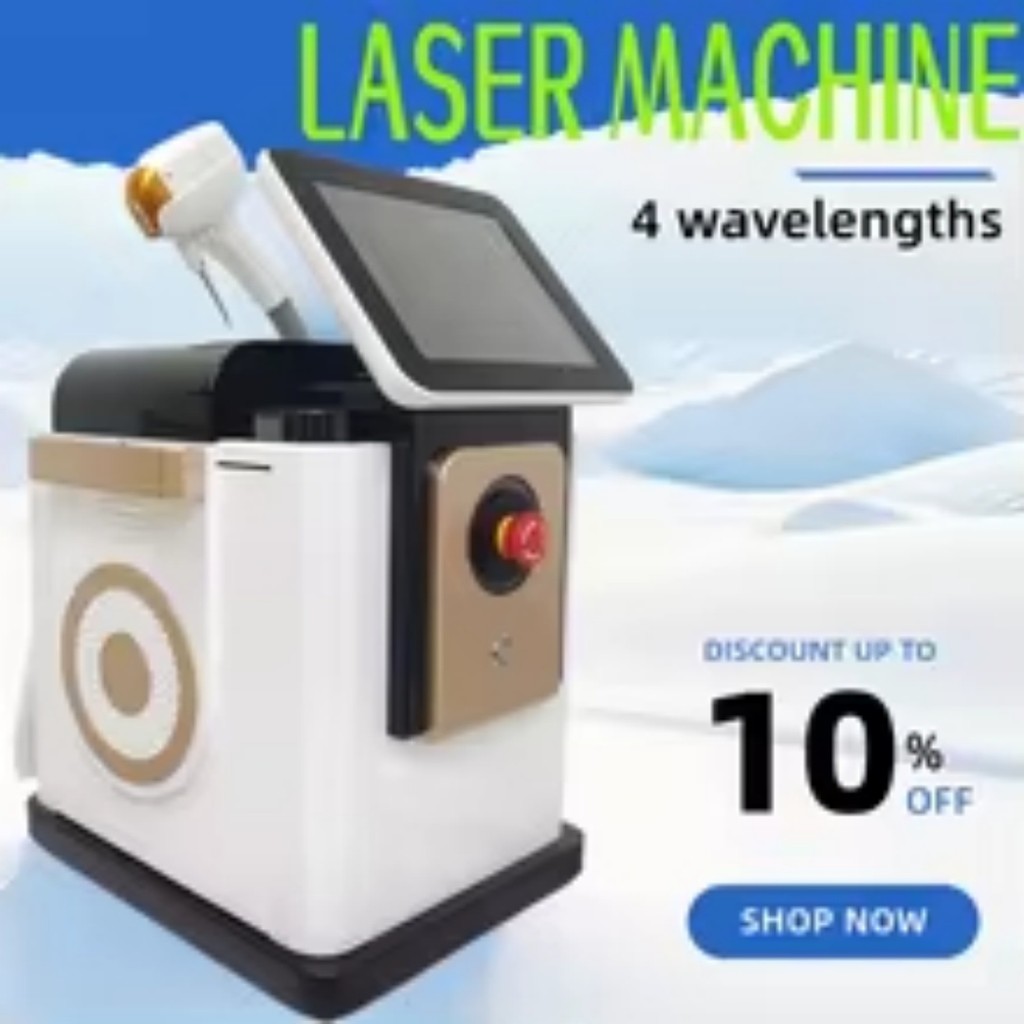 Machine d'?ilation permanente au Laser ?iode ? vagues, ?uipement professionnel 4000w 808nm