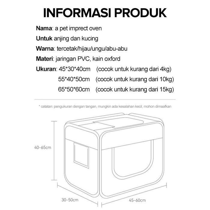 Foldable pet drying box and travel cargo