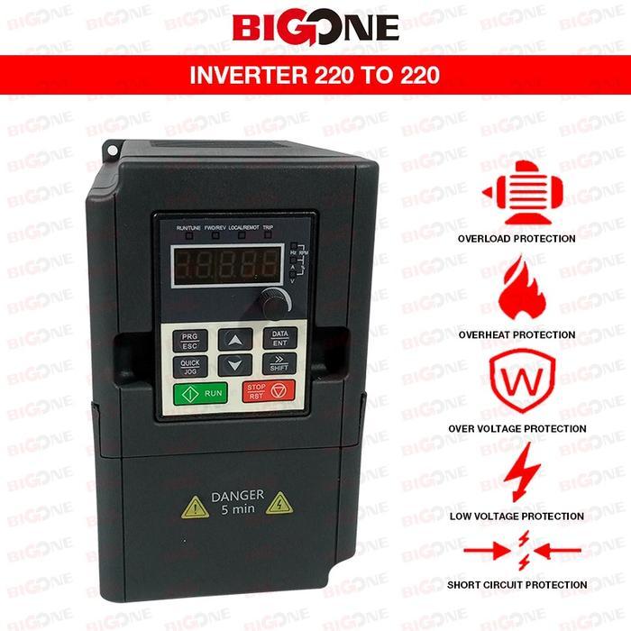 Cuci Gudang Inventer 1 Phase 220V To 3 Phase 220V 1,5Kw