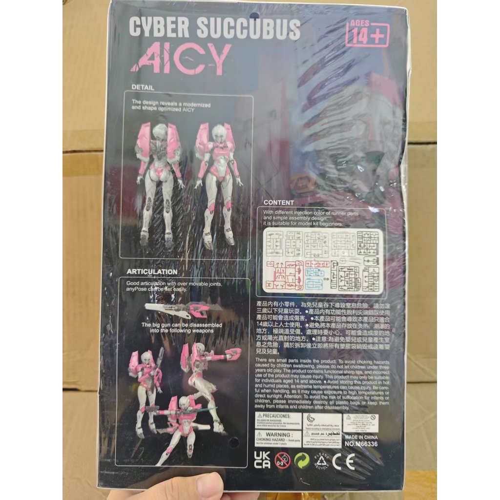 M Breed Infinite Charm M66336 AICY KO Sentinel FLAME TOYS Arcee Transformation Assembly Model Kit
