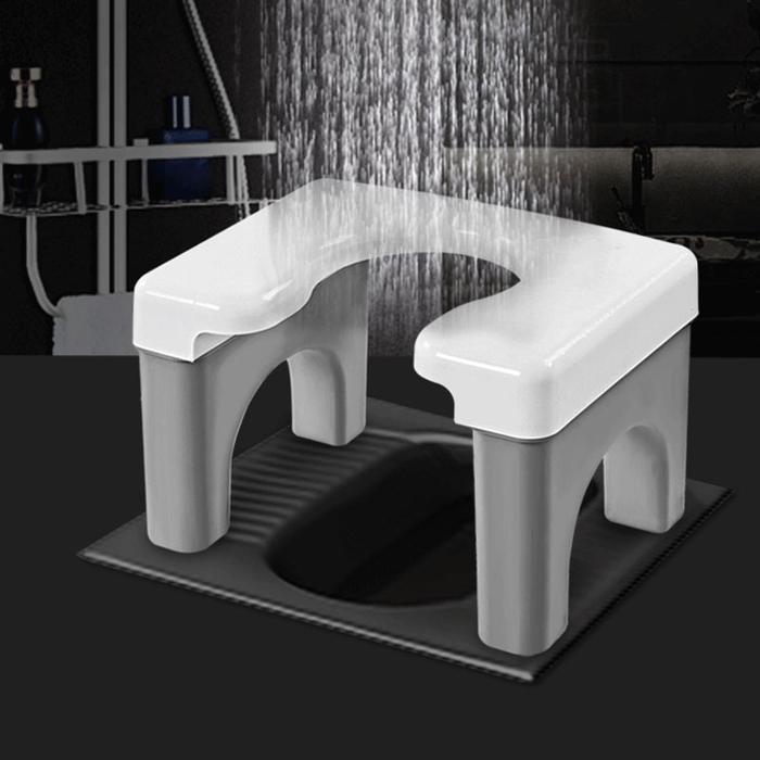 Kursi WC Jongkok Duduk Portable Plastik Closet Jongkok Kursi Toilet Duduk Kamar Mandi