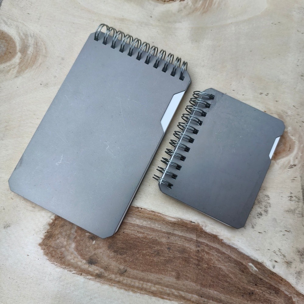 EDC Titanium Alloy Notepad Portable Recyclable Tools Outdoor DIY Survival Camping Gear EDC