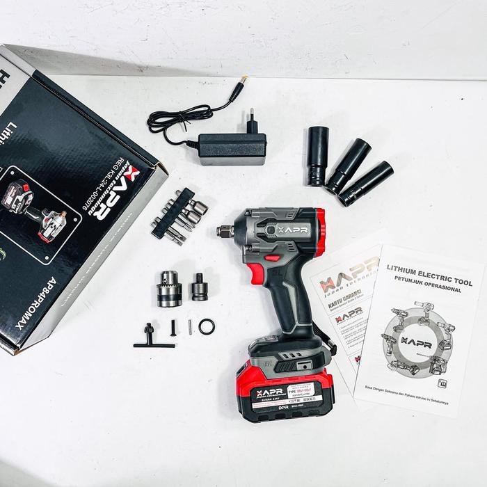 "New" APR Impact Wrench AP84PROMAX 500nm1/2Inch Body Kecil Tenaga Jumbo Motogp Kunci Torsi Kunci