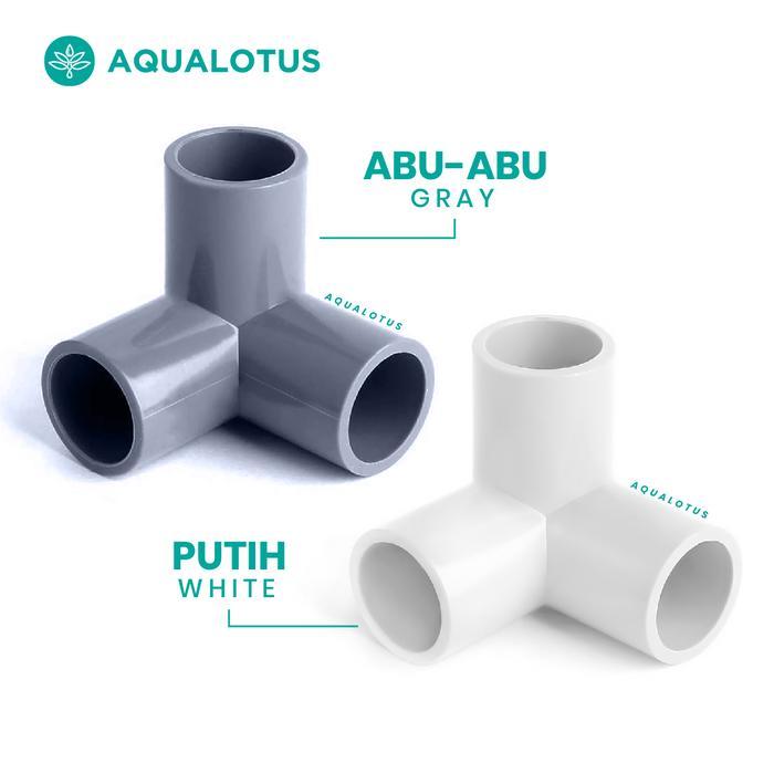 "New" Sambungan Pipa PVC 3 Arah 1" Inch Fitting Pipa PVC 3 Way (Tee Elbow)