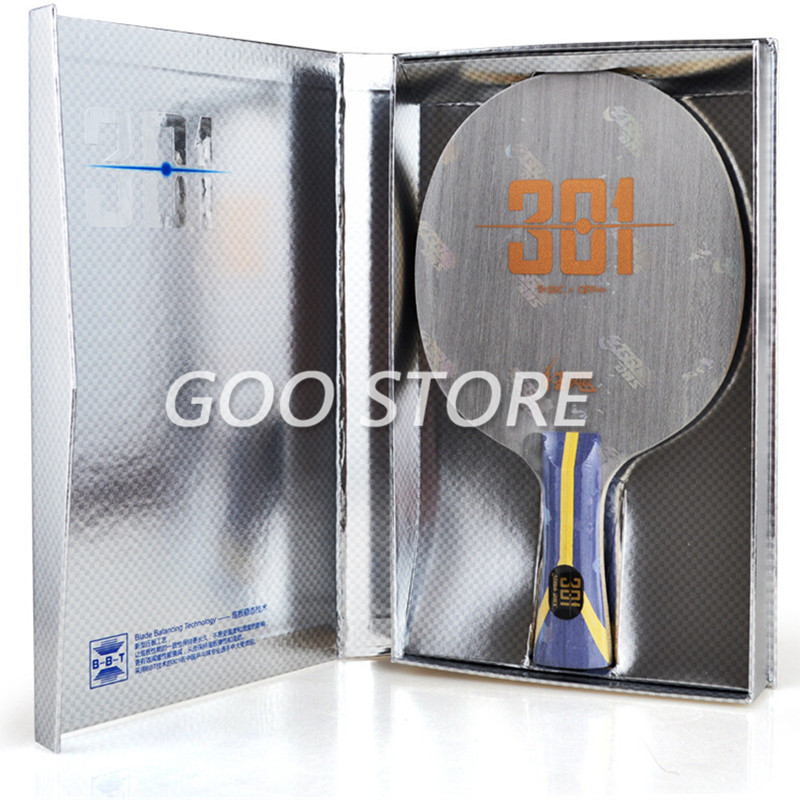 Original DHS Hurricane 301 Table Tennis Blade Racket H301 ALC Carbon Ping Pong Bat Paddle