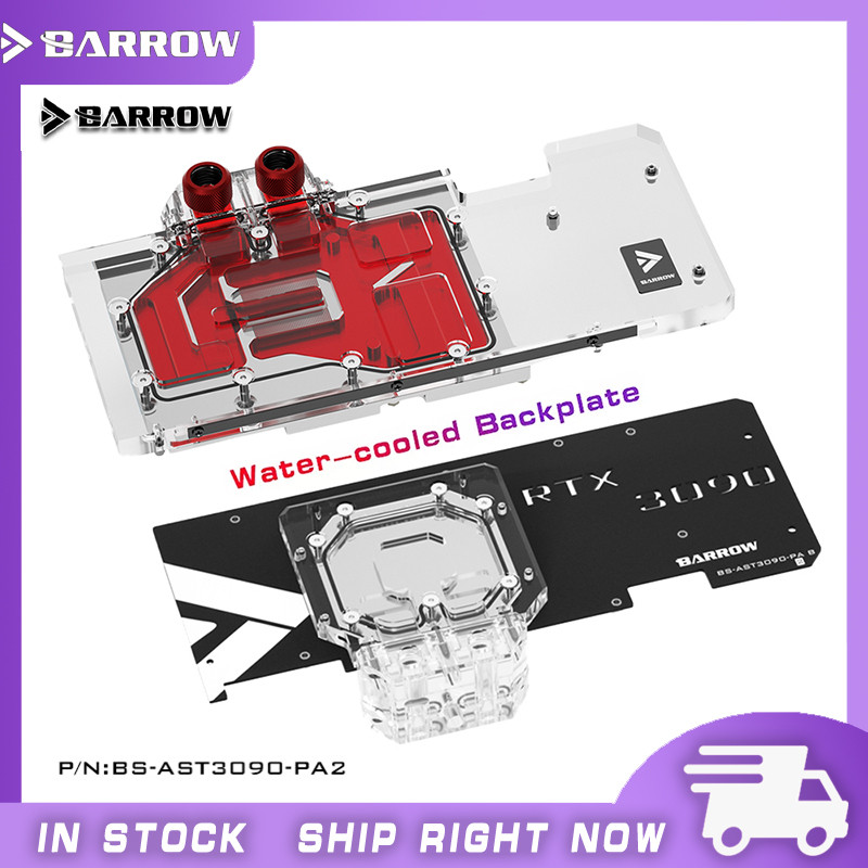 Barrow tuf 3080 Water Block Cooler For ASUS TUF RTX 3090 GAMING Watercooling Custom System Water coo