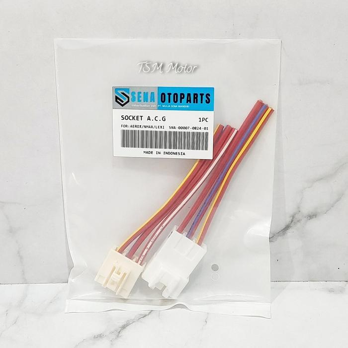 SOCKET SOKET SPULL SPUL ECU ECM ACG YAMAHA NMAX AEROX 155 LEXI SET ORI SENA OTOPARTS