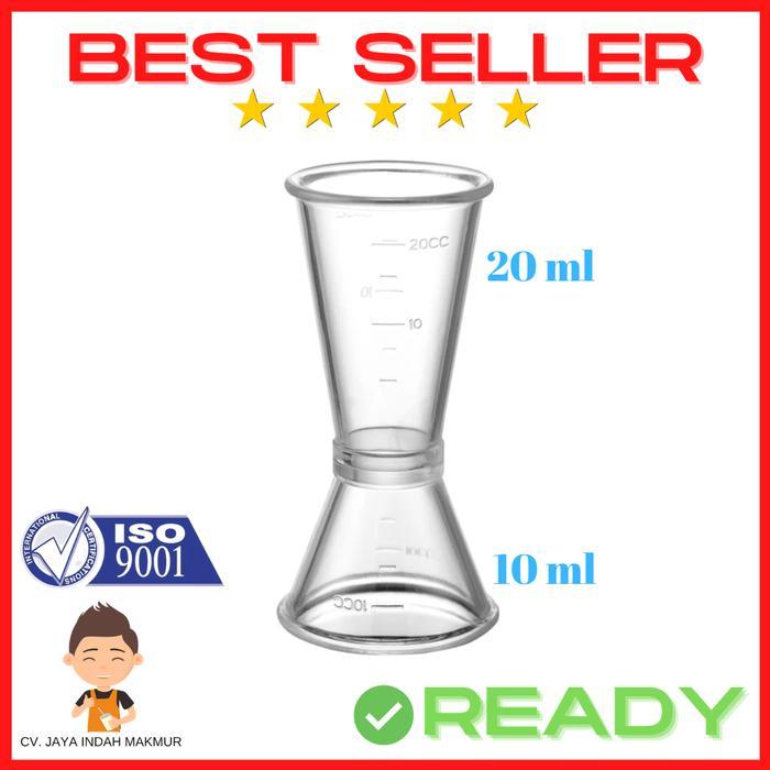 Jigger Plastik 10 20 cc Plastic Jigger 10/20cc Gelas Ukur Plastik