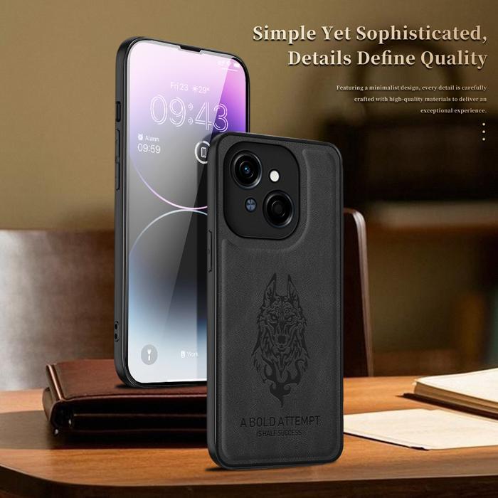 Aestora21 2 In Casing Untuk Tecno Spark Go 1 1S Go 2025 Pop 9 4G Kl4 Kl4H Case Hp Serigala Keren