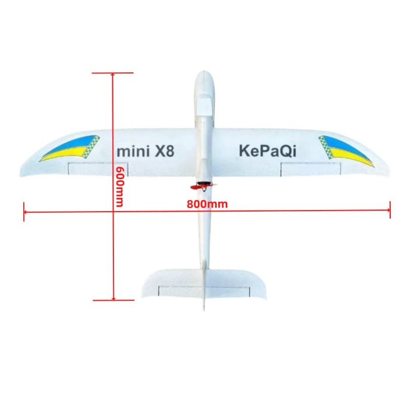 X8 Mini RC Airplane Wingspan 800mm Fixed Wing EPO Foam Glider for Rc Beginner Trainer Plane