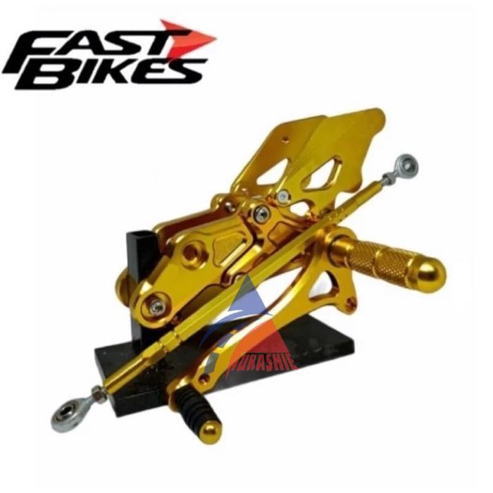 Fast Bikes Underbone Satria Fu Full Cnc Step Xabre Vixion Ninja150 CB150 Aksesori Motor Berkualitas