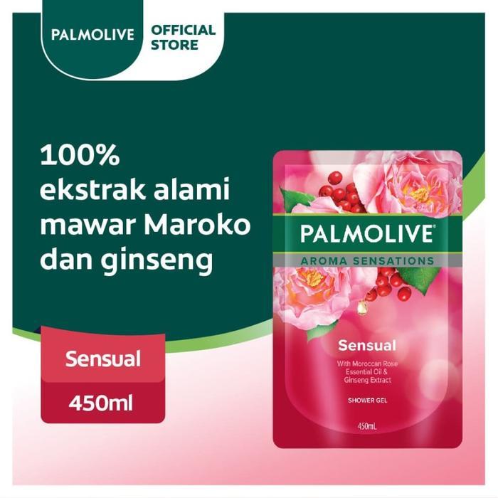Palmolive Sabun Mandi Aroma Sensations Sensual Sabun Mandi Cair, Cleansing, Melembabkan Kulit, Sabun