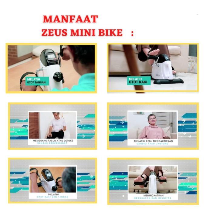 ZEUS SPORT - MINI STATIC BIKE - ZEUS MINI EXCERCISE - ORIGINAL 100%