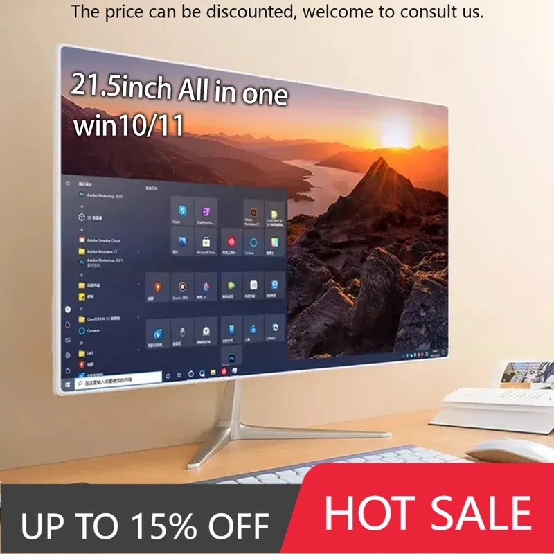 New Generation Processor I3 I5 I7 Computer Full Set Gaming Setup Used Desktop Pc 8th Gen Computer