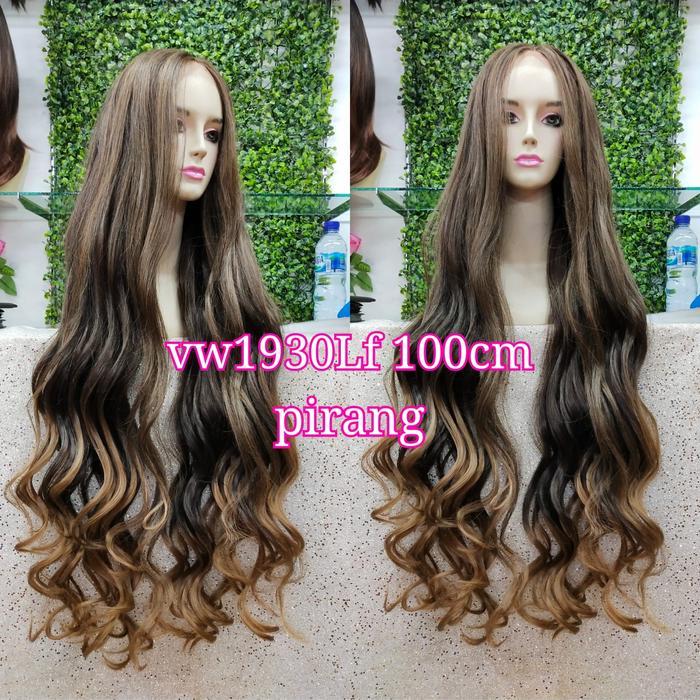 Wig Lace Front Rambut Palsu Dewasa Panjang VW 1930 LF 100 CM