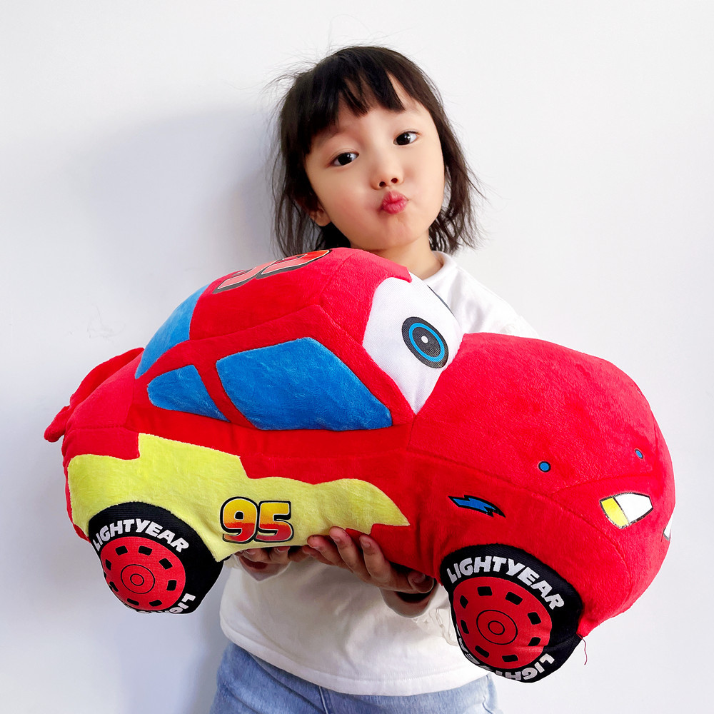 45cm Disney Pixar Cars Lightning Mcqueen Stuffed Plush Toys Creative Car doll Sofa Pillow House