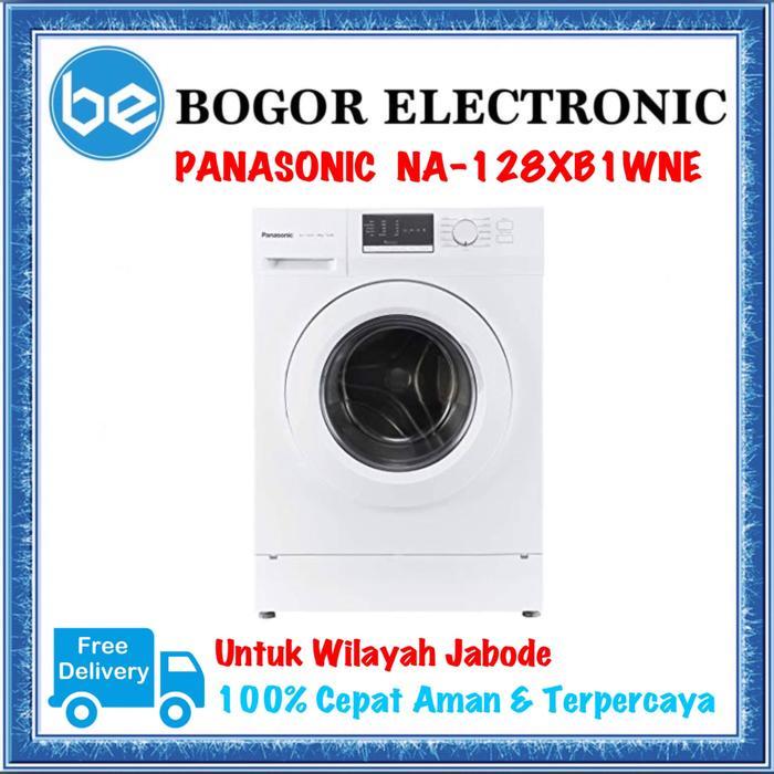 PANASONIC MESIN CUCI FRONT LOADING 8KG - NA 128XB1WNE NA128XB1