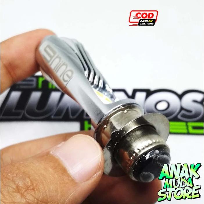 Lampu Depan Motor Lampu Utama Headlamp h6 LED Nine Luminos Original Beat Vario Mio Scoopy Supra