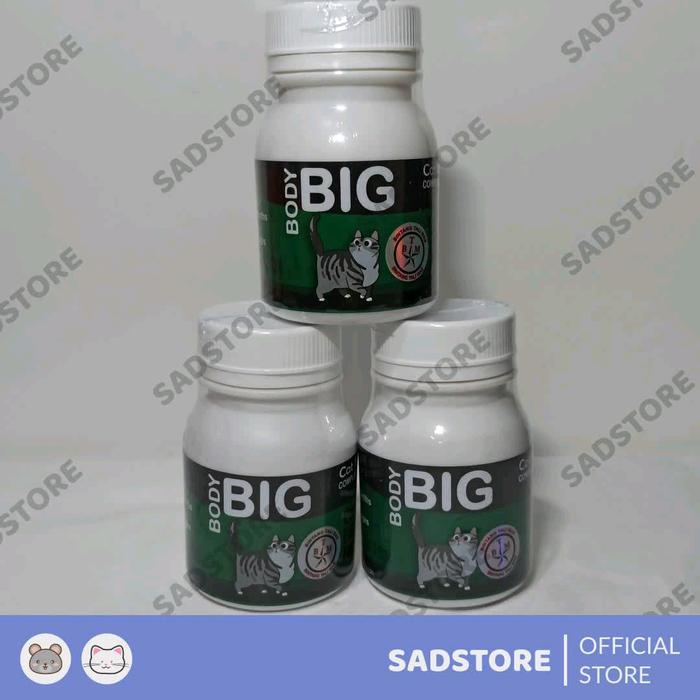 Pristinepitch Body Big Cat Vitamin Penggemuk Kucing Vitamin Bulu Kucing