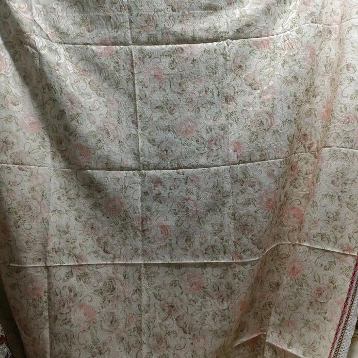 Promo Taplak Meja Makan 6 Kursi 150 X 230 Cm Bahan Kain Motif Shabby Mewah