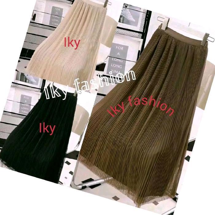 Rok Bkk Tutu tile plisket quality premium wanita