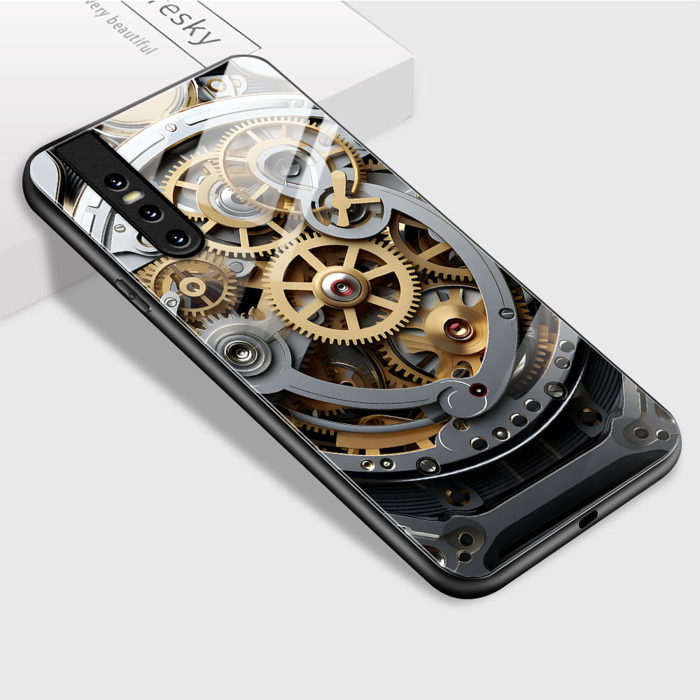 HardCase Kaca Casing For VIVO V15 Pro 1818 Case Kesing Hp Phone DLJ A1-2790 BL