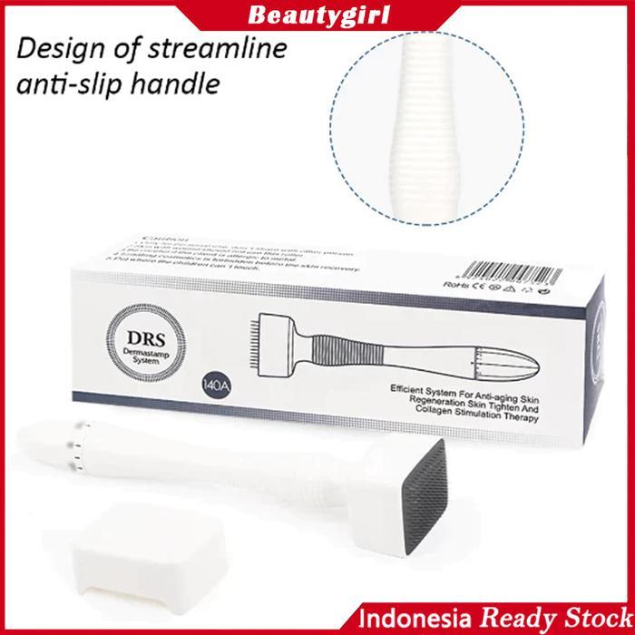 SALE Derma Roller Stamp DRS140A Adjustable Panjang Jarum Microneedle Anti-Aging Kerut Rambut Rontok