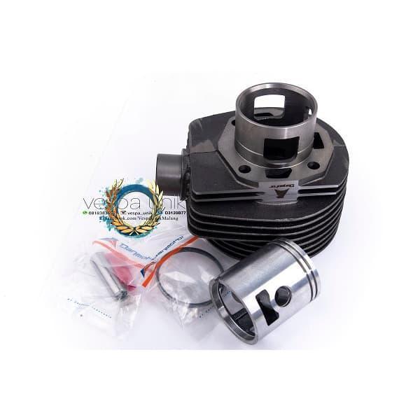 Cylinder Blok Set Lubang 3 Vespa Px Exclusive2 Danmotor