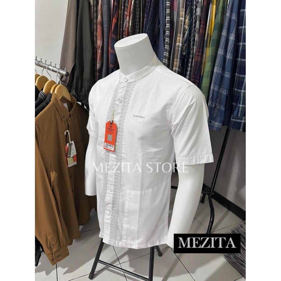 Kemeja Koko Cardinal Casual Pendek Putih Regular