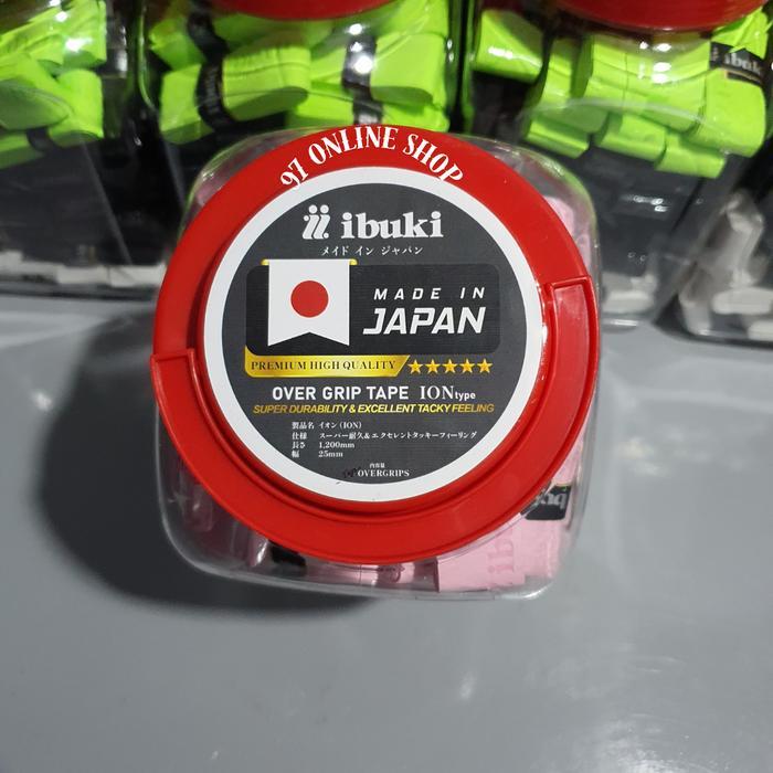 Promo Ibuki Grip Ion New Type / Grip Raket Badminton & Raket Tennis RacquetGrip Karet Lengket Raket