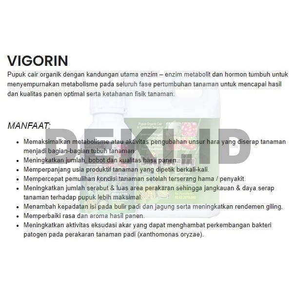 Argotech_ Vigorin 1 Liter Pupuk Asam Amino Fulvat Humat Tanaman Aminosan Organik Cair Nutrisi Anggur