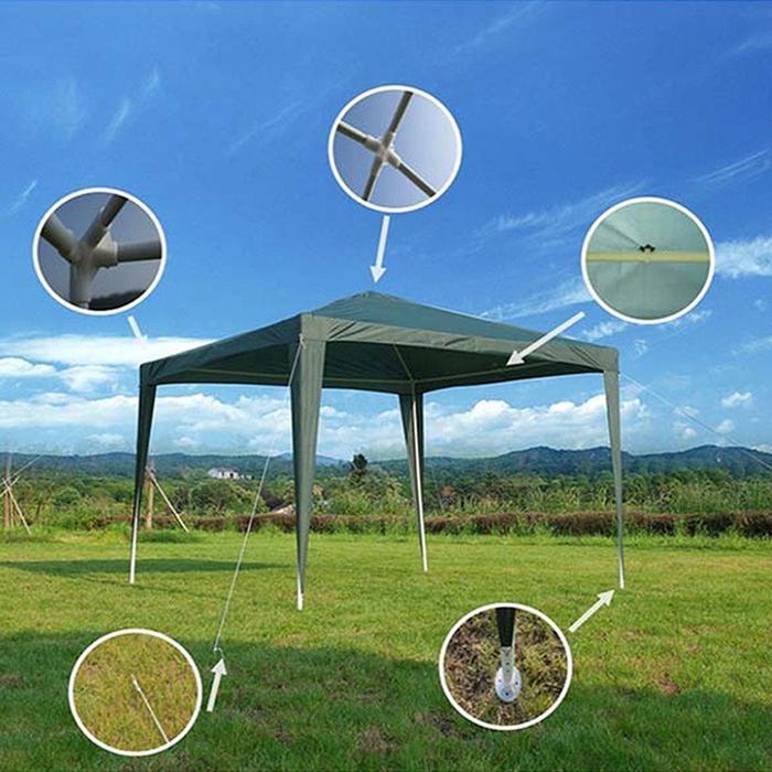 Tenda Lipat 3x3 Tenda Jualan Pameran Bazar Gazebo/Tenda Jualan Set Lengkap Tenda Lipat Dinding Tenda