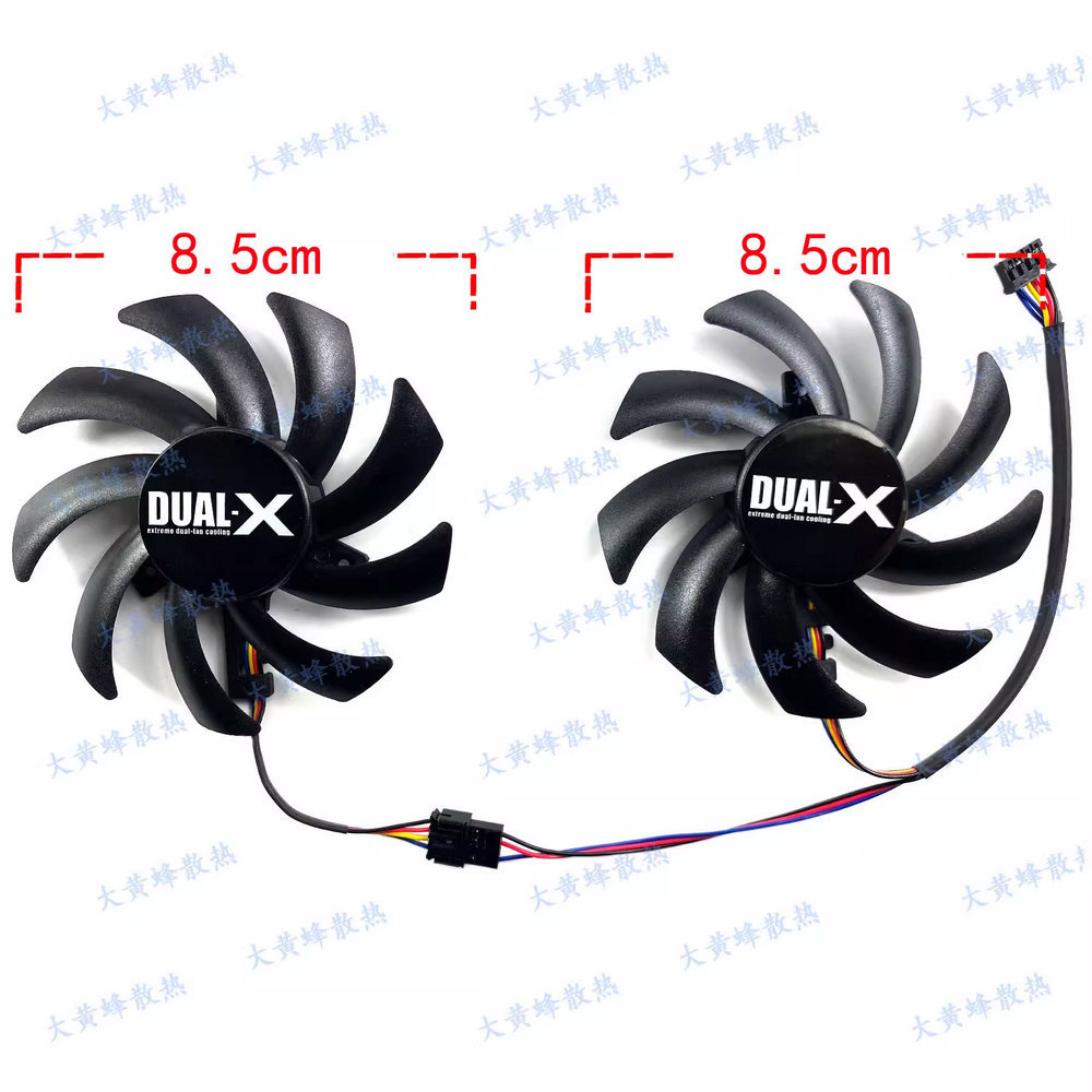 New the Cooling Fan for SAPPHIRE R9 280 280X 285 270X 370X 380 Graphics Video Card