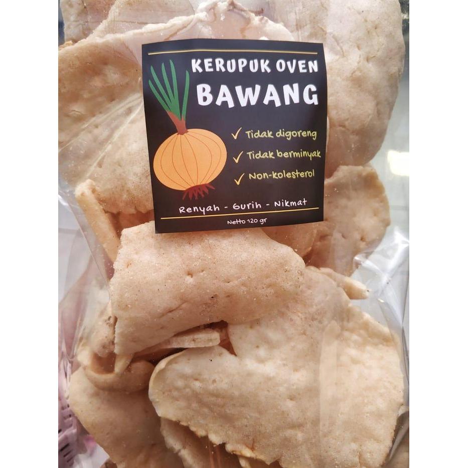 Promo- Kerupuk Oven Bawang - No Msg, Non Kolesterol (Khusus Reguler/Next Day)