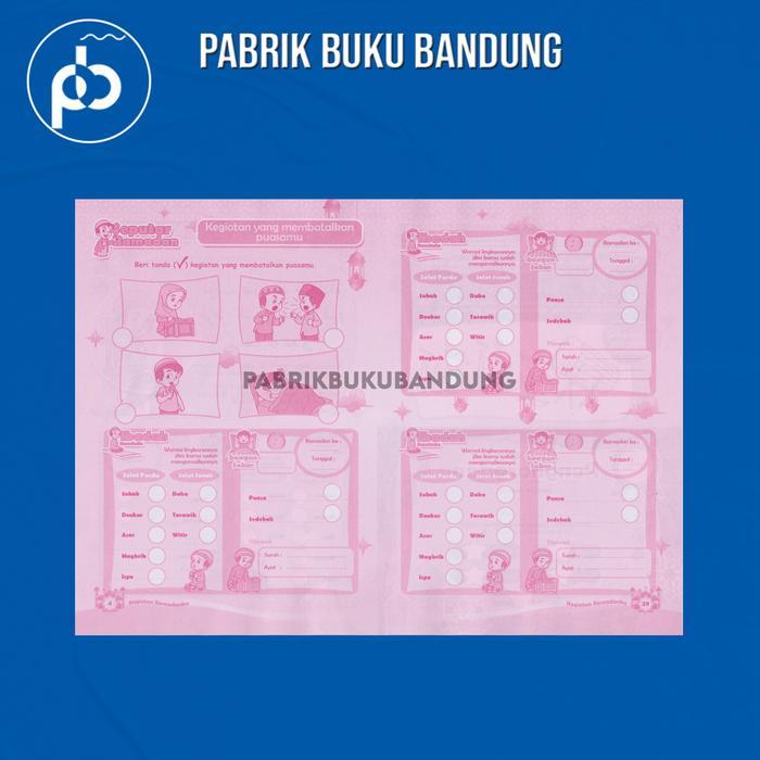 Buku Kegiatan Ramadhan Anak Paud/Tk/Sd Serunya Ramadanku Populer