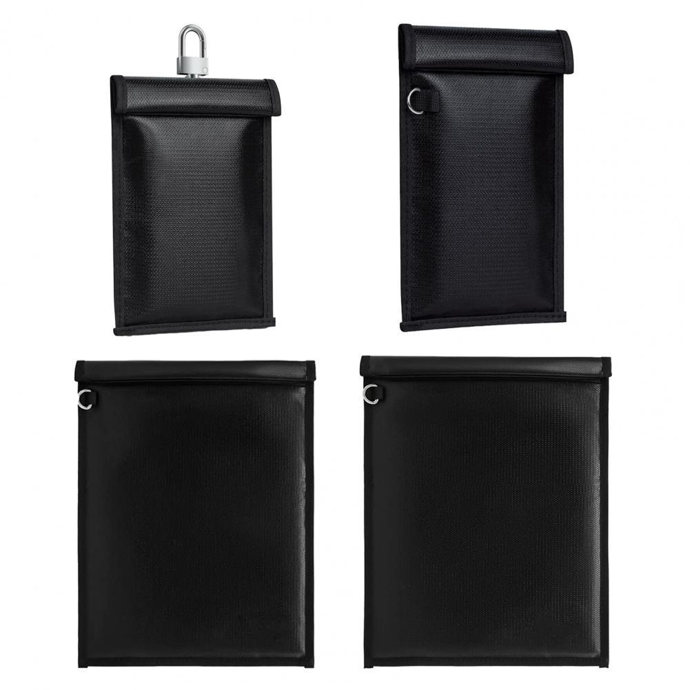Faraday Bag Laptops Tablets Faraday Cage RFID Signal Block Bag Fireproof Shielding Bag for Laptops