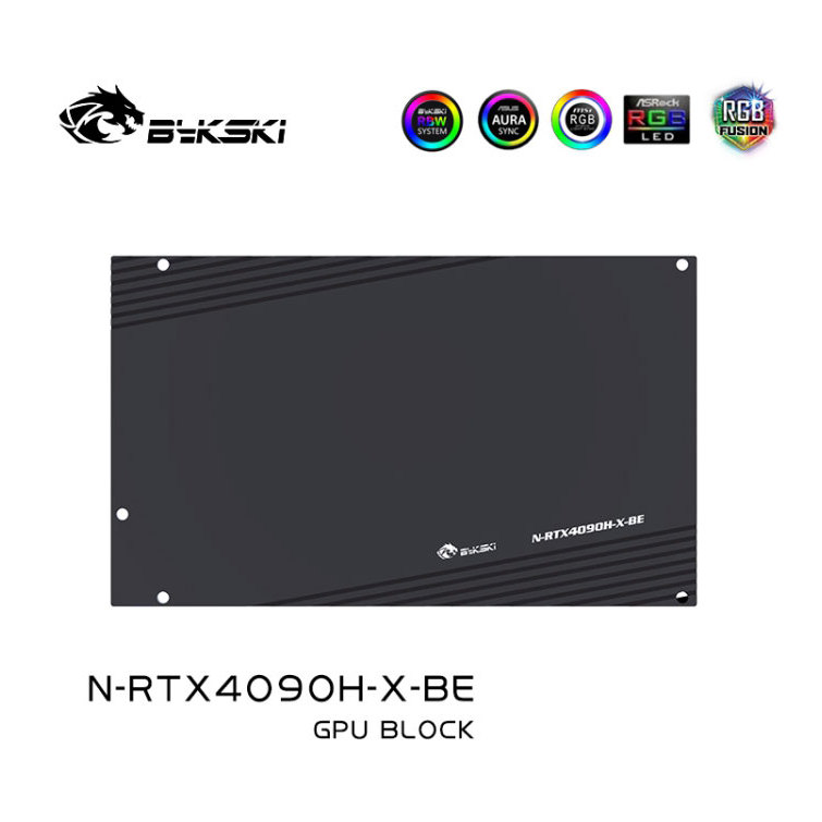Bykski N-RTX4090H-X GPU Block Use for NVIDIA RTX 4090 Reference Edition / RTX4090 AIC Video Card