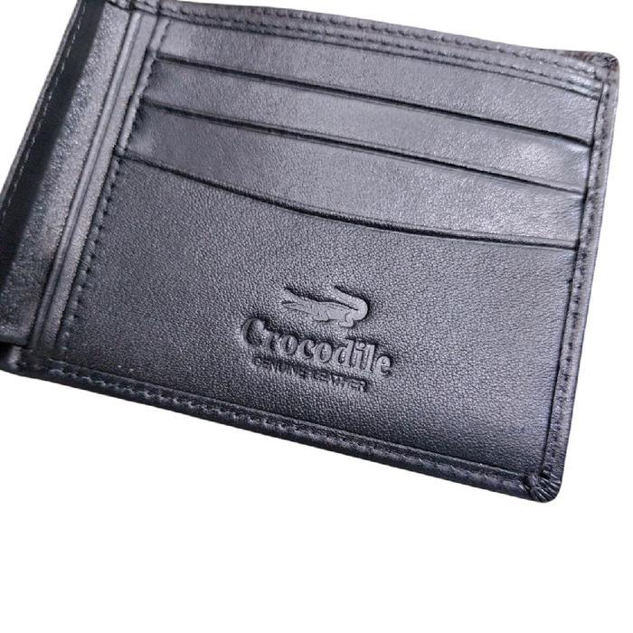 Dompet Minimalis Crocodile Dompet Pria Kulit Asli Original Seri Terbaru Import / Dompet Cowok