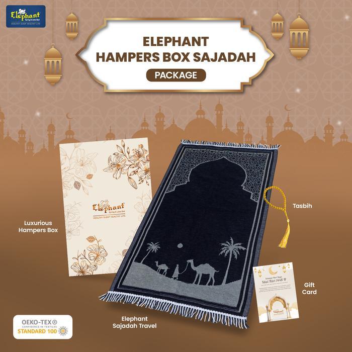 Elephant Hampers Box Sajadah Premium Hampers Box Sajadah Turki Travel Premium Kado Sajadah Lebaran