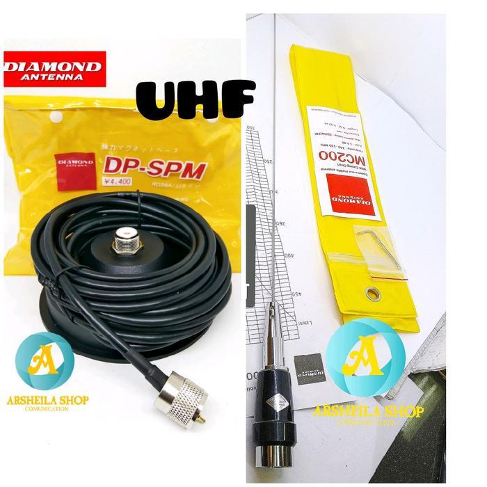 Paket lengkap antena Radio rig uhf diamond