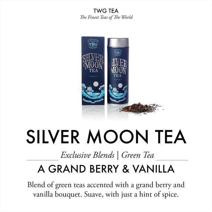 TWG TEA SILVER MOON TEA, HAUTE COUTURE TEA TIN, 100G