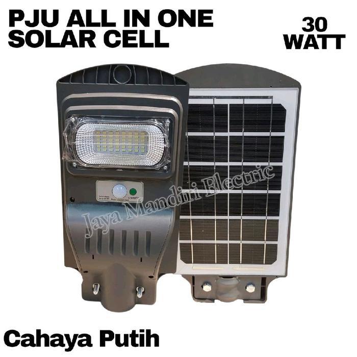 [] LAMPU JALAN SURYA LED 30 WATT / PJU SOLAR PANEL 30W 30WATT