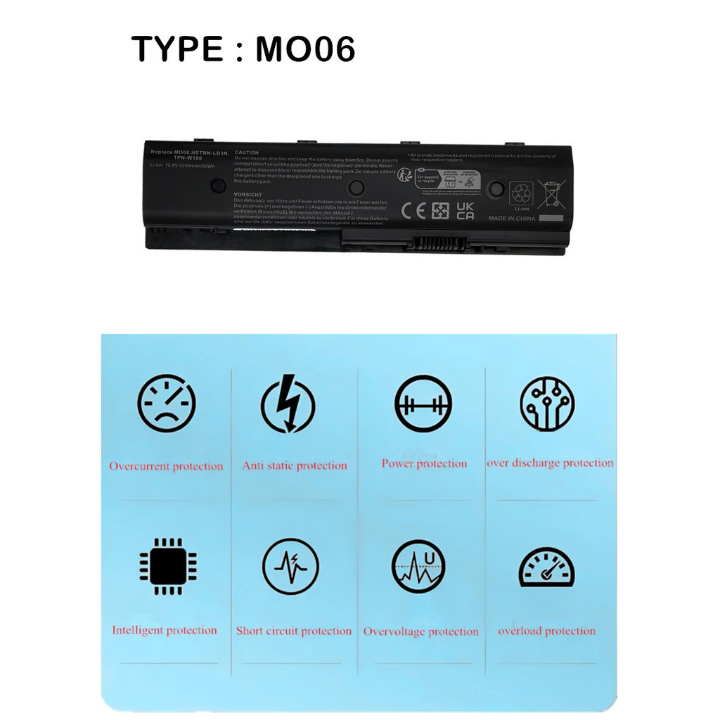 MO06 MO09 Laptop Battery For HP Pavilion DV4-5000 DV6-7000 DV7-7000 671731-001 TPN-W106 TPN-W107