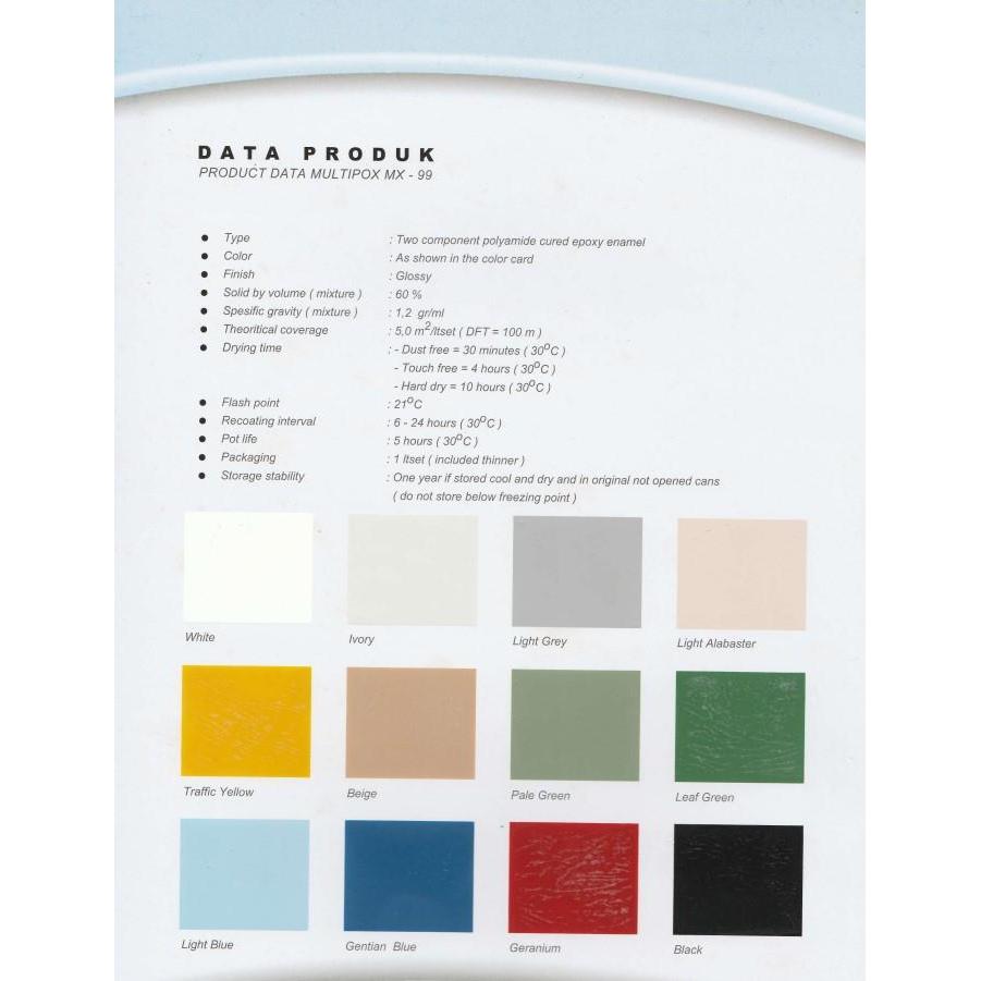 Cat Lantai Epoxy Propan Multipox Mx-99